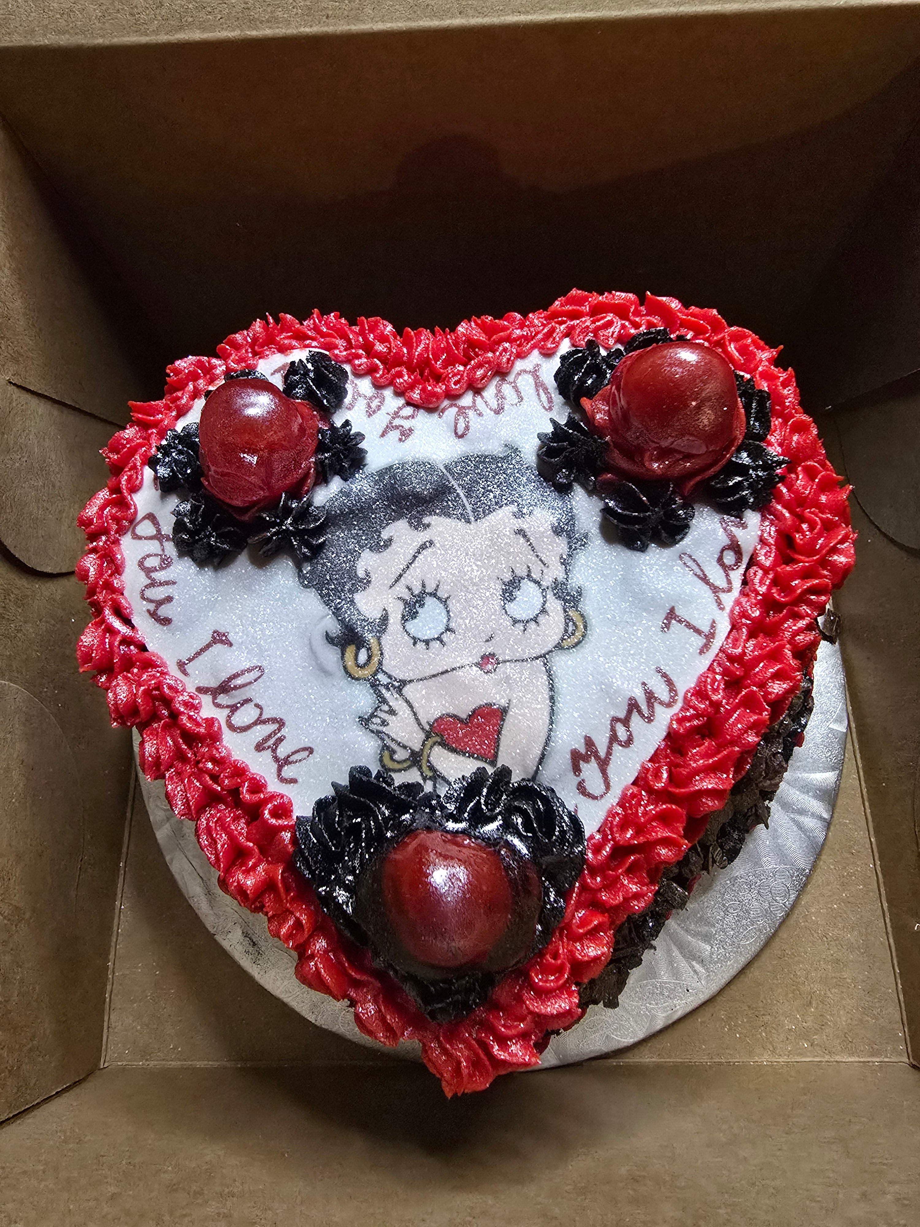 6inch Heart Cake